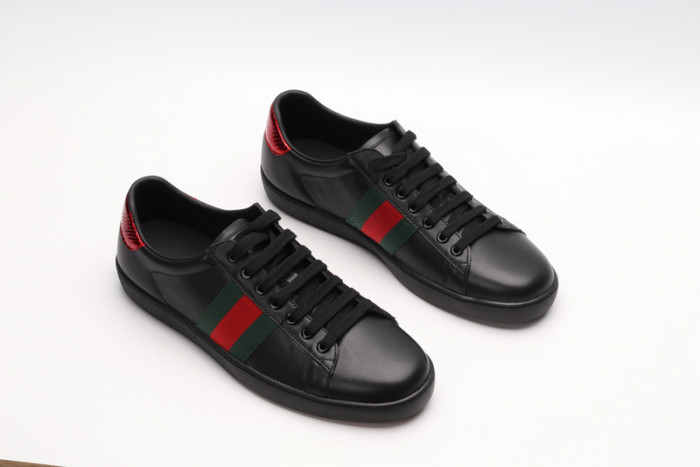 gi ace embroidered low-top sneaker 043002