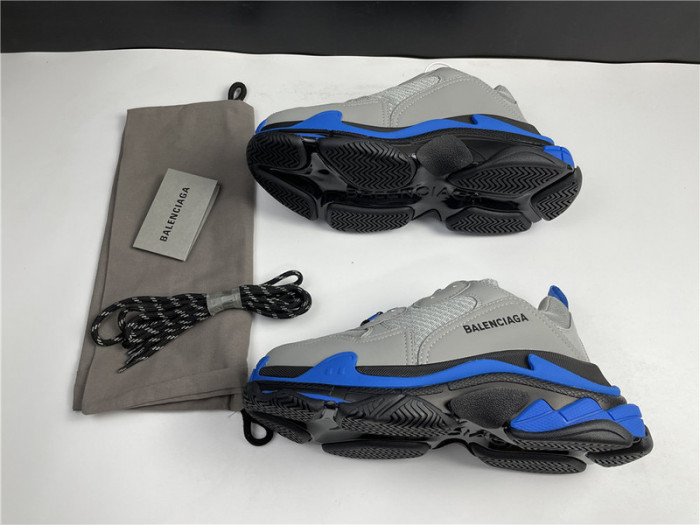 bl triple s trainers sneakers silver 051318