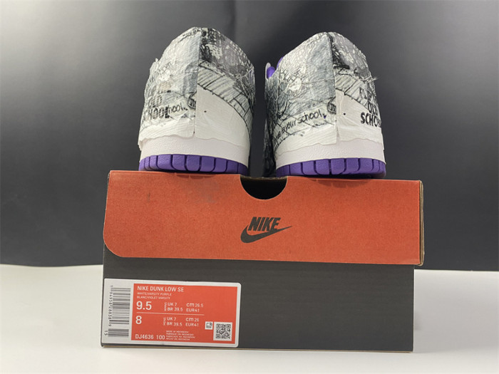 nike dunk low flip the old school (w) dj4636-100