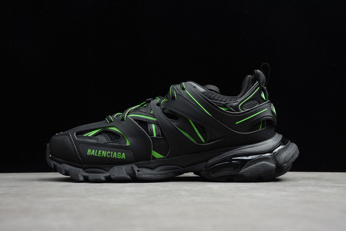 bl tess s. gomma trek low sneakers black green 11607