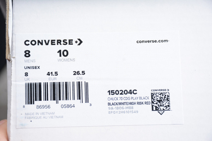 cdg x converse chuck taylor all star 150204c
