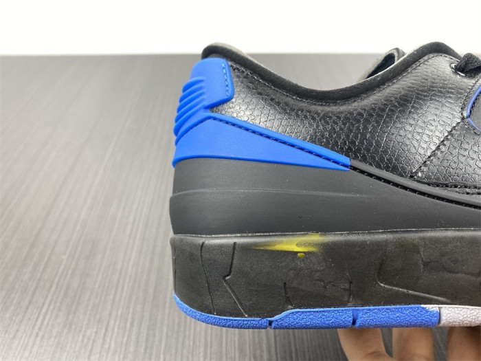 jordan 2 retro low sp off-white black blue dj4375-004
