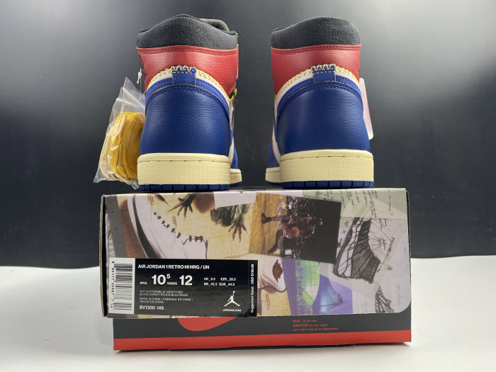 air jordan 1 retro hi nrg/un "union" - air jordan - bv1300-146