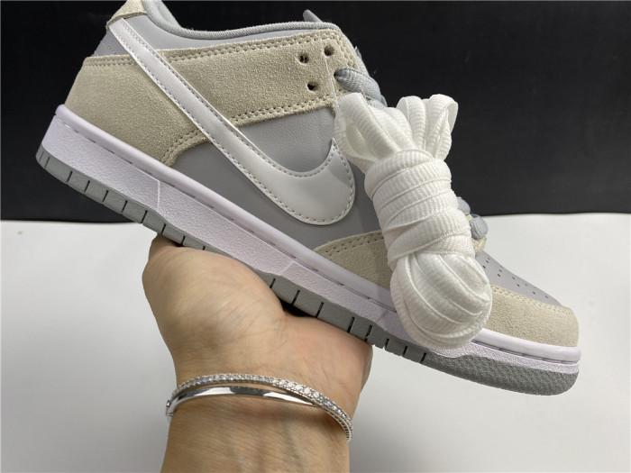 nike sb dunk low summit white wolf grey - ar0778-110