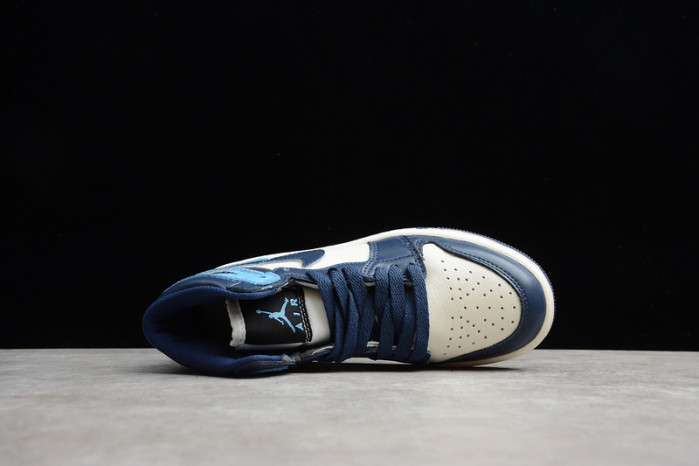 air jordan 1 kids retro high obsidian unc 555088-140