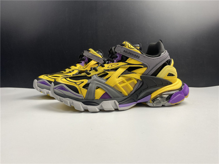 bl track trainers sneaker yellow grey 10604
