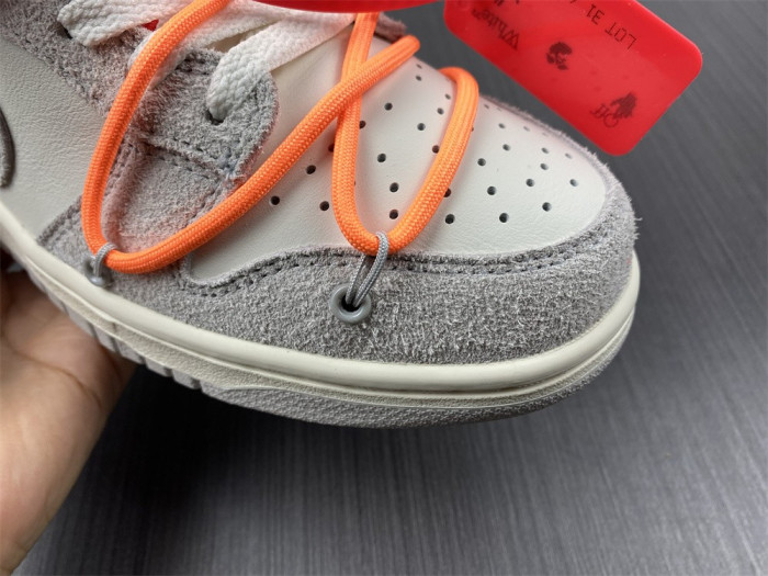 nike dunk low off-white lot 31 dj0950-116