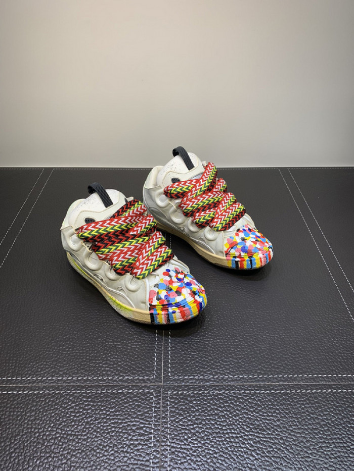 lanvin curb sneaker