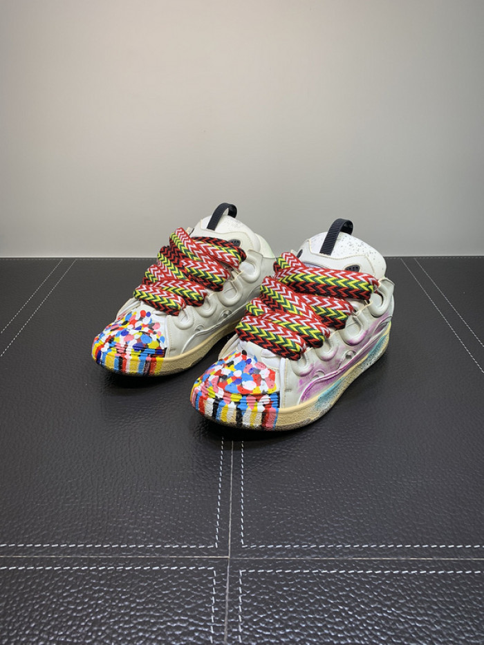 lanvin curb sneaker