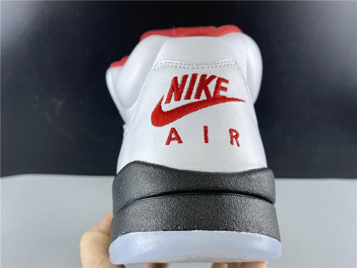 jordan 5 retro fire red silver tongue (2020) - da1911-102