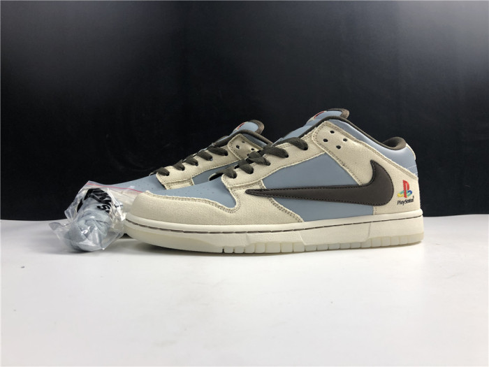 travis scott x playstation x nk sb dunk low cu1726-800