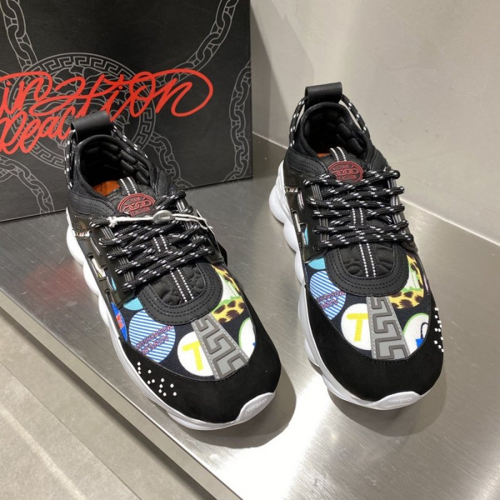 vse chain reaction black sneaker