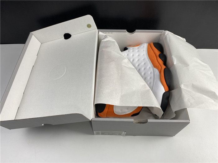 air jordan retro 13 starfish white black 414571-108