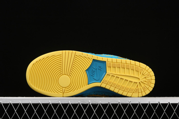 grateful dead x nike dunk low sb "blue bear" cj5378-400