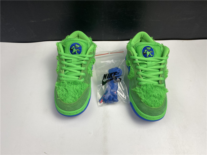 nike sb dunk kids low grateful dead bears green - cj5378-300