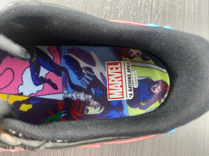 bape marvel bape sta 520120