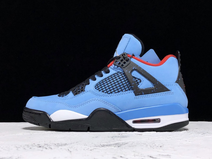 travis scott x air jordan 4 “houston oilers” university blue 308497-406