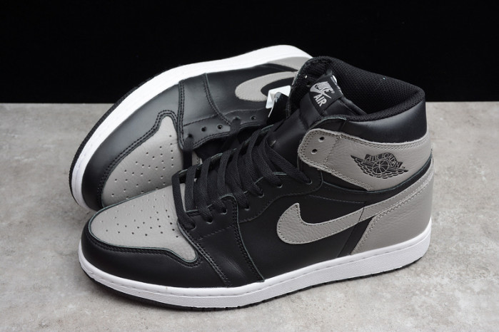 air jordan 1 retro high og shadow black grey 555088-013