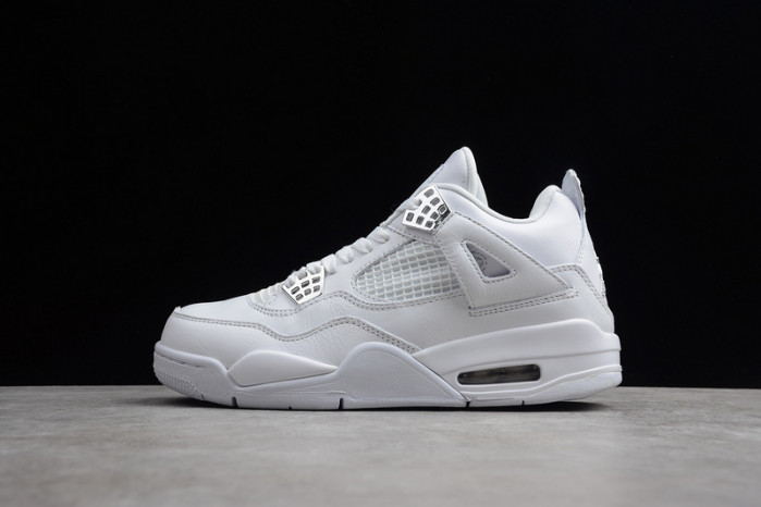 air jordan 4 retro “pure money” white mens 308497-100