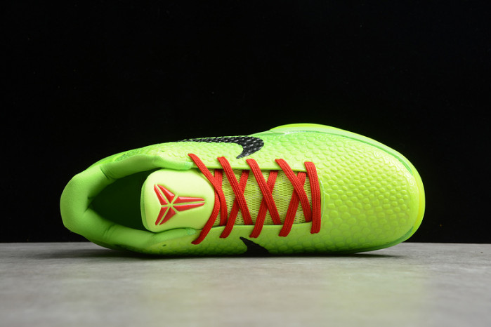 kobe 6 protro grinch green apple/volt/crimson/black cw2190-300