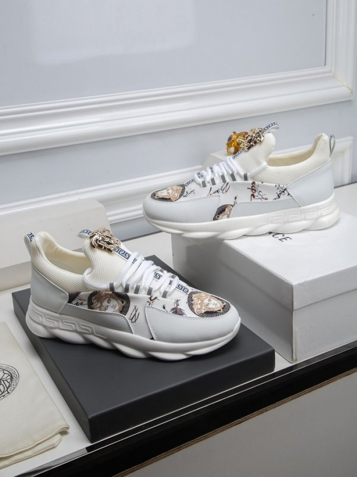 vse chain reaction white sneaker