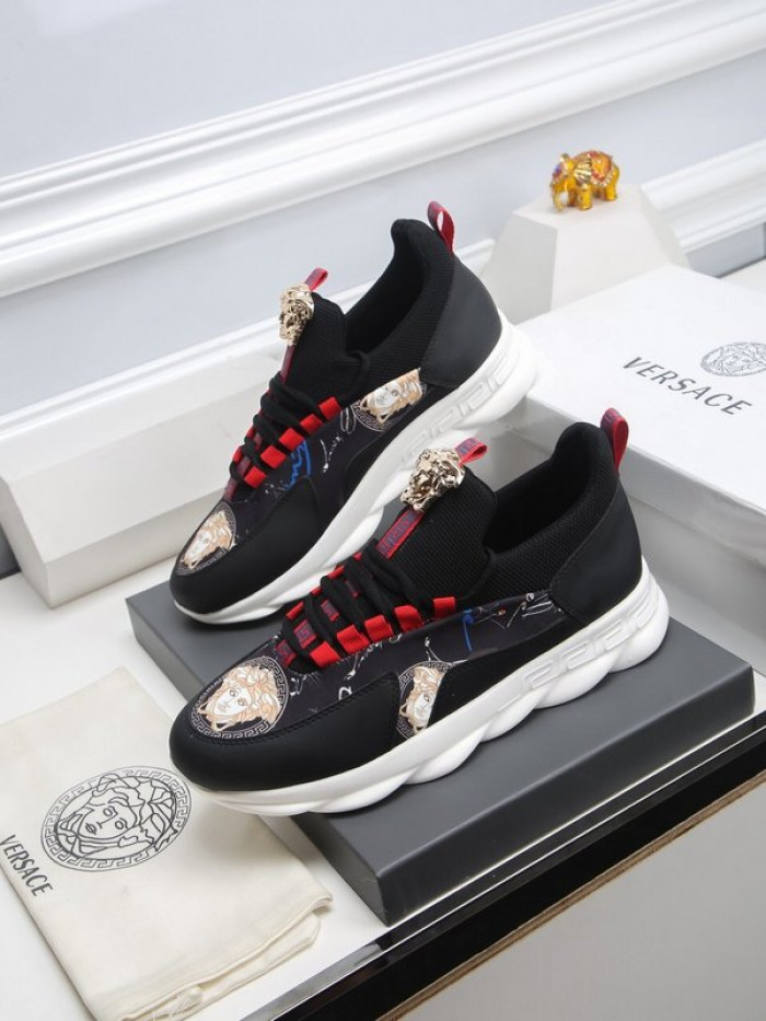 vse chain reaction black sneaker