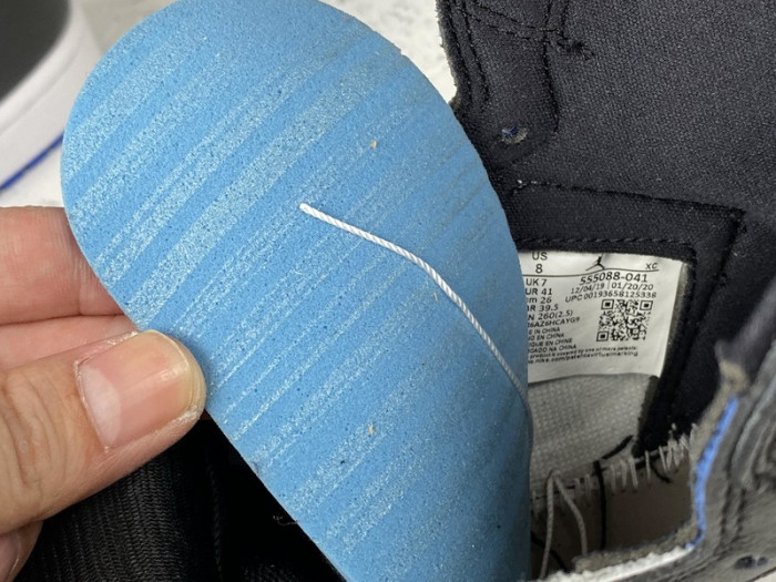 air jordan 1 retro high black game royal - 555088-041