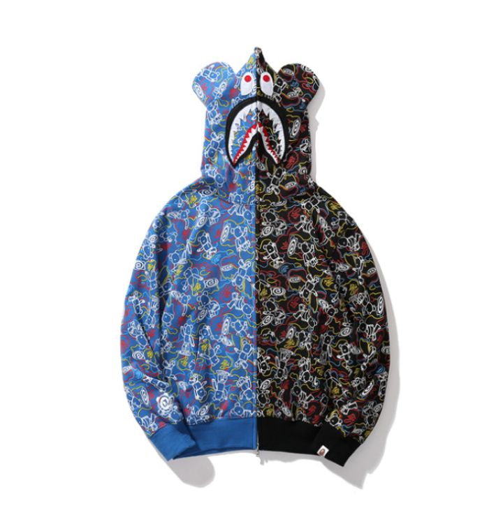 bp436 bape hoodie with ears 102